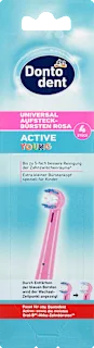 Testine per spazzolino elettrico Active Young rosa, 4 pz