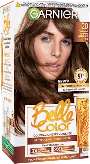 Tinta permanente Belle Color castano chiaro naturale 20, 1 pz