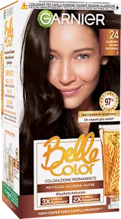 Tinta permanente Belle Color castano scuro naturale 24, 1 pz