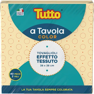 Tovaglioli effetto tessuto, 40 pz