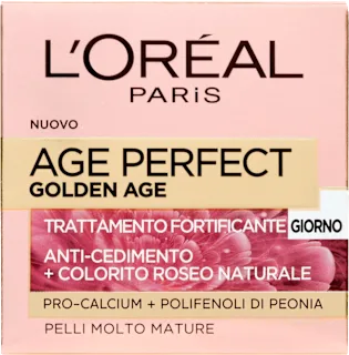 Trattamento fortificante giorno anti-cedimento + colorito roseo naturale Age Perfect Golden Age, 50 ml