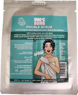 Trattamento scrub in guanto monouso, 1 pz