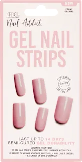 Unghie adesive in gel Nail Addict – Peony Dreams, 1 pz