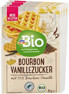 Zucchero di canna bio con aroma di vaniglia Bourbon, 32 g