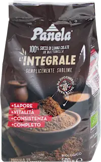 Zuchero di canna integrale panelera biologico, 500 g