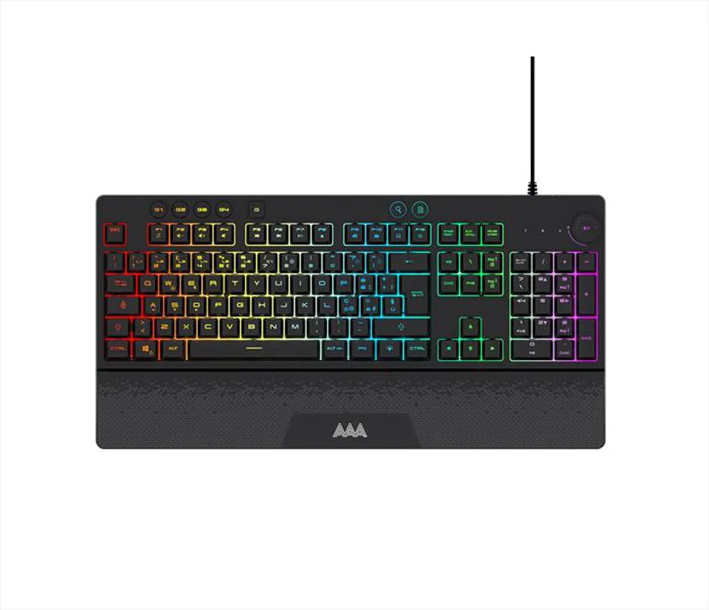 AAAMAZE - TASTIERA GAMING DOMINATOR 2 RGB-Nero