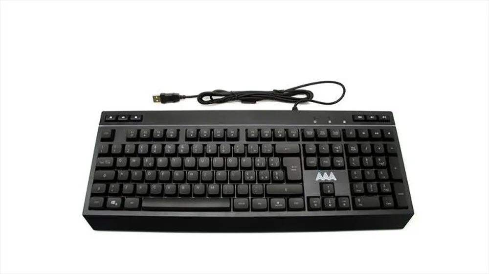 AAAMAZE - TASTIERA RAINBOW GAMING AMGT0011-NERO