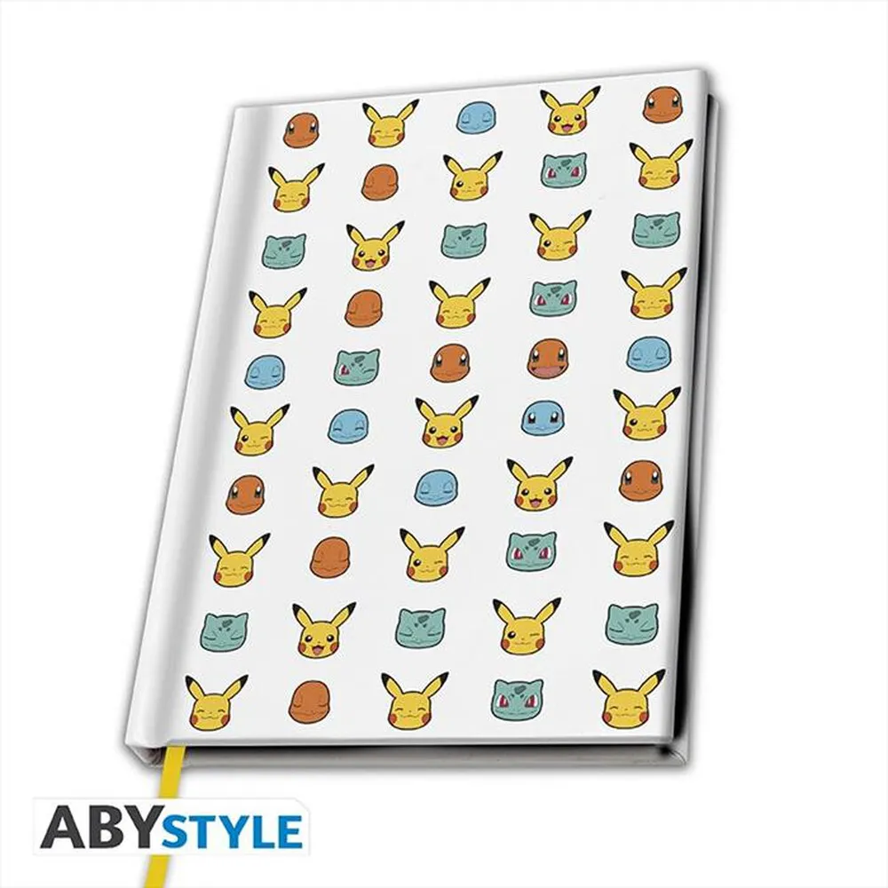 ABYSSE - POKEMON -  A5 NOTEBOOK "STARTERS"