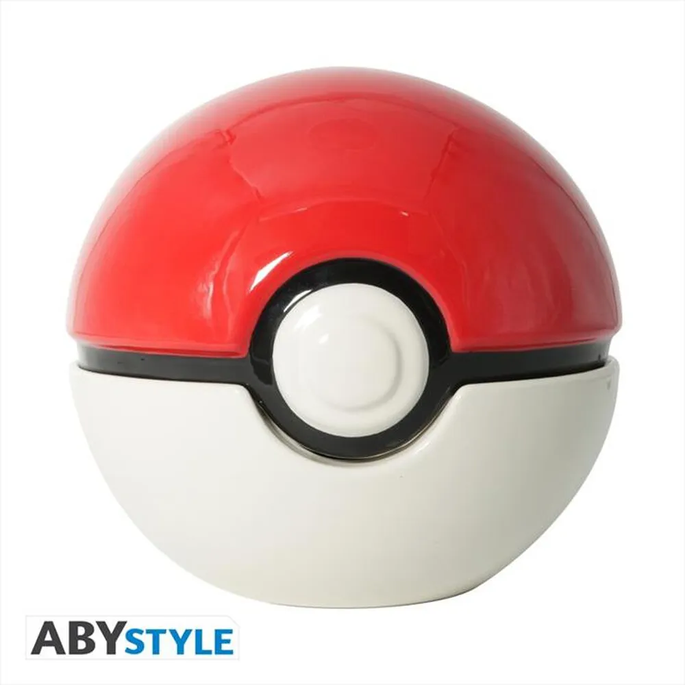 ABYSSE - POKEMON Biscottiera Licenza Ufficiale POKÉBALL-bianca e rossa