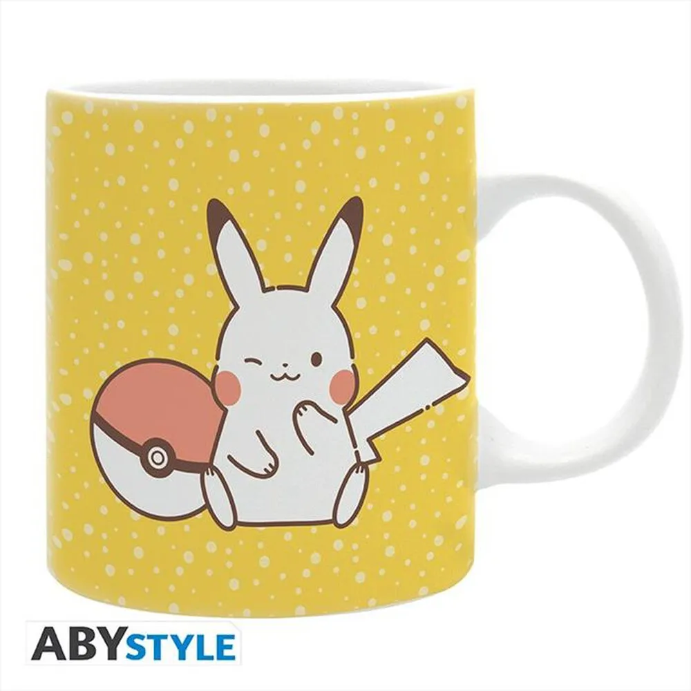 ABYSSE - POKEMON Tazza 320 ml PIKACHU ELECTRIC TYPE-giallo