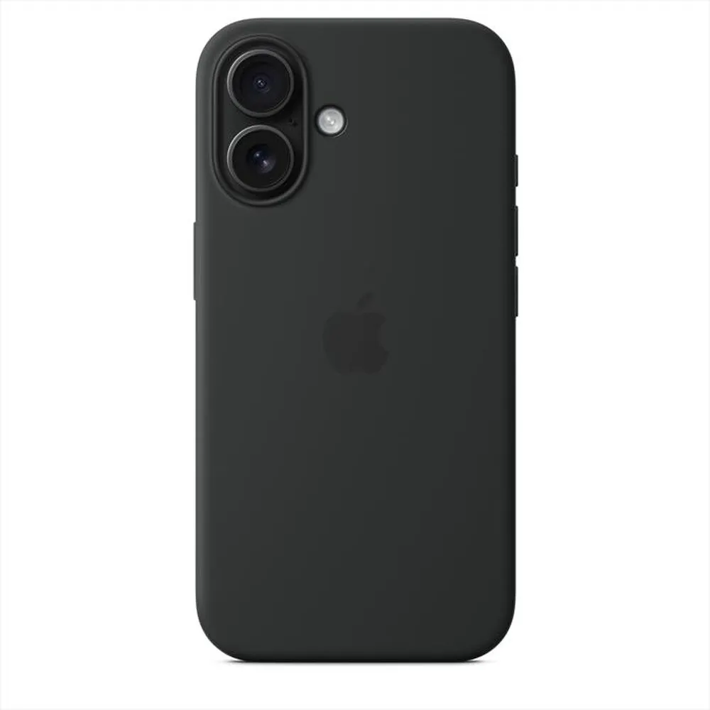 APPLE - Custodia MagSafe in silicone per iPhone 16-Nero