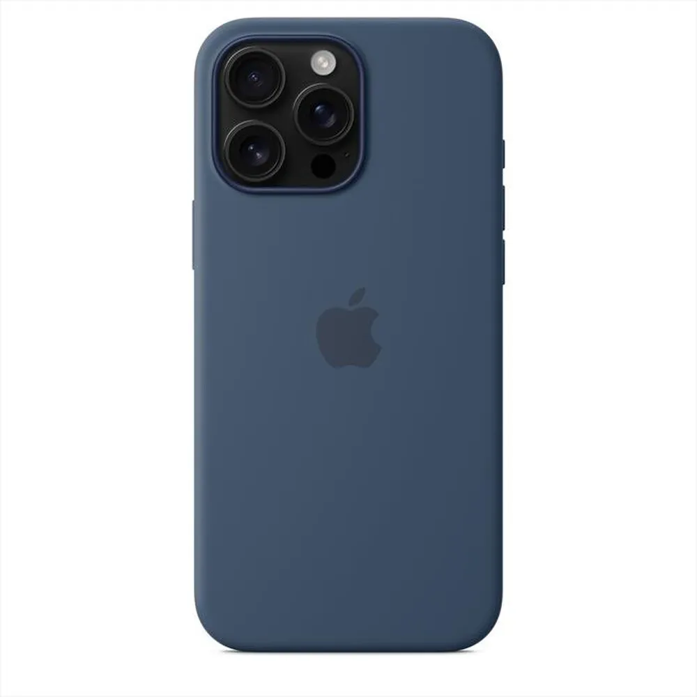 APPLE - Custodia MagSafe in silicone per iPhone 16 Pro Max-Denim