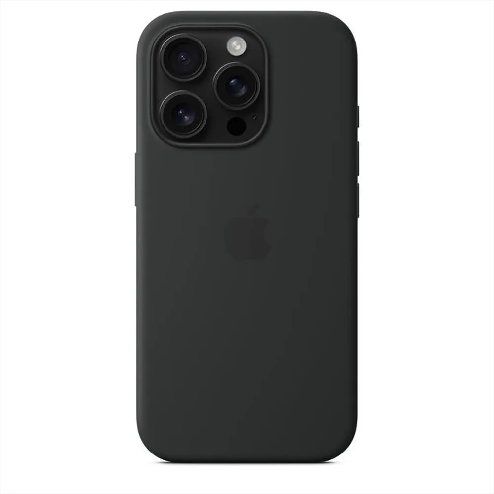 APPLE - Custodia MagSafe in silicone per iPhone 16 Pro-Nero
