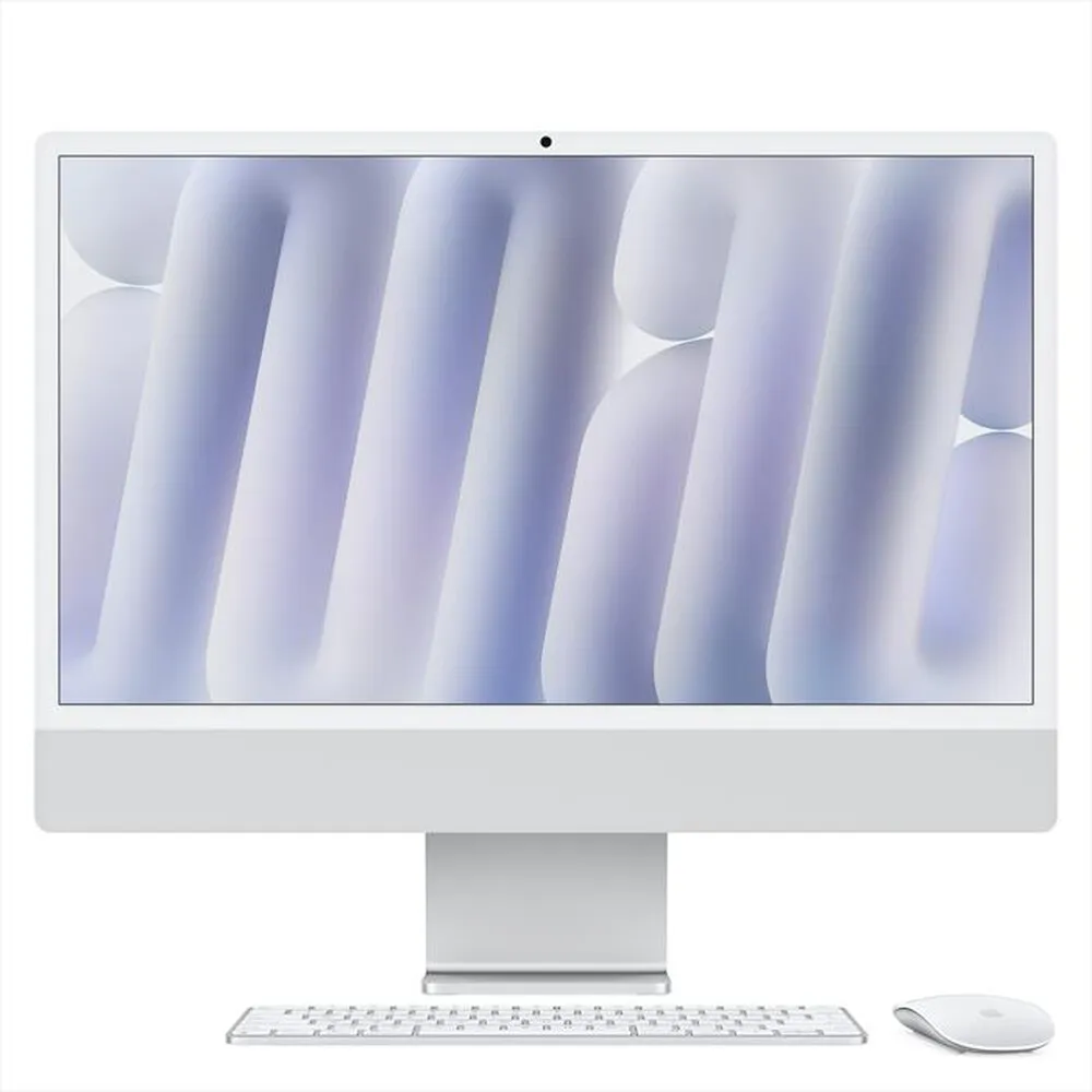 APPLE - iMac Retina 24" 4.5K M4 Core 8 CPU 8 GPU 256GB-Argento