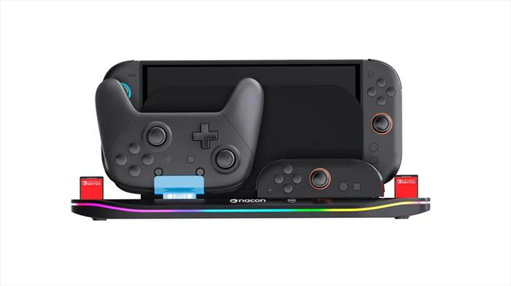 BIG BEN - SUPPORTO RICARICA XL SWITCH2,1 PAD PRO, 2JOYCO-Nero