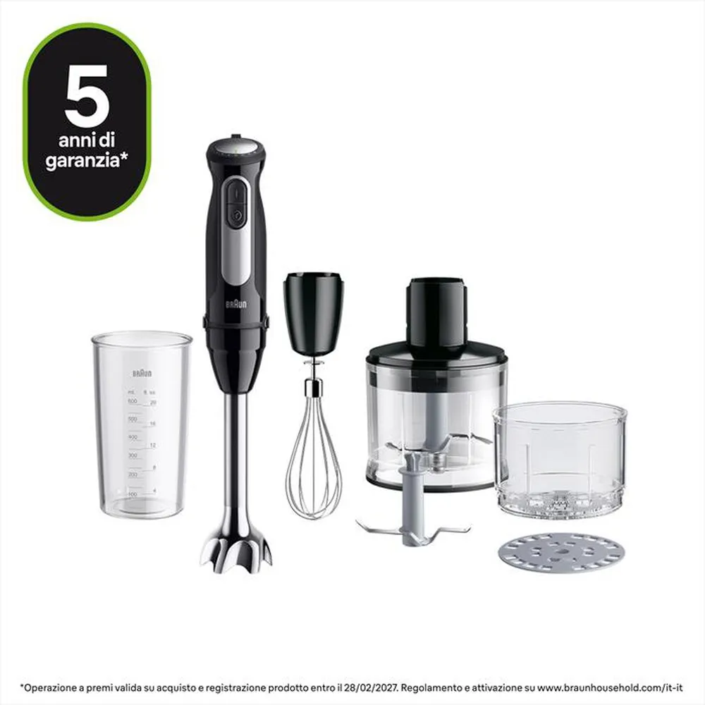 BRAUN - Minipimer MULTIQUICK 5 PRO MQ55254M-nero