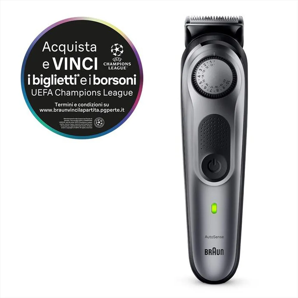 BRAUN - Regolabarba BT7420-Black / Spc Grey