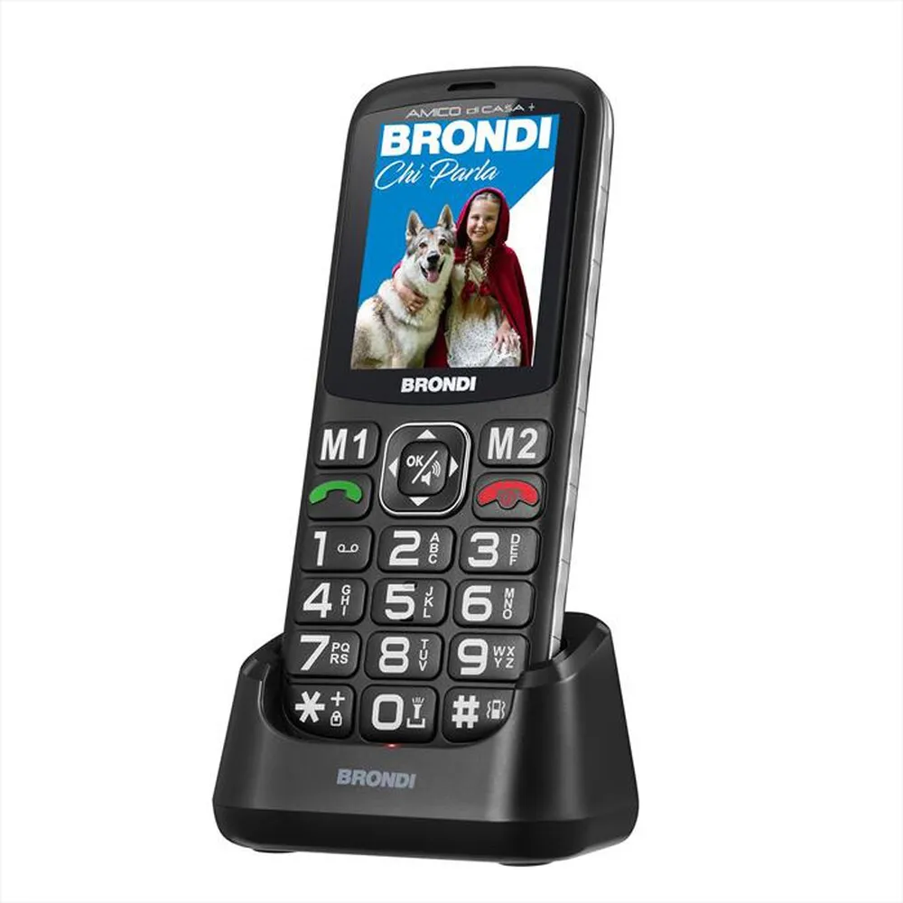 BRONDI - Cellulare AMICO DI CASA +-BLACK