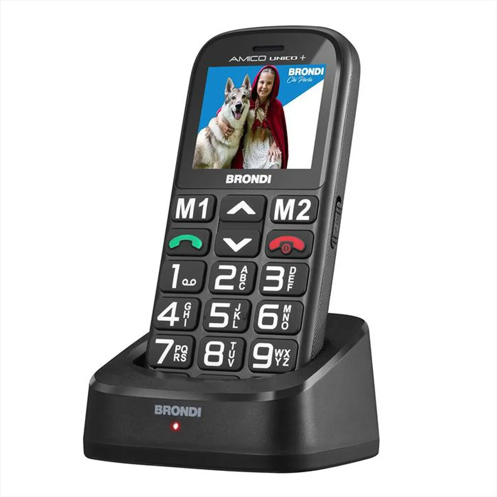 BRONDI - Cellulare AMICO UNICO+-BLACK