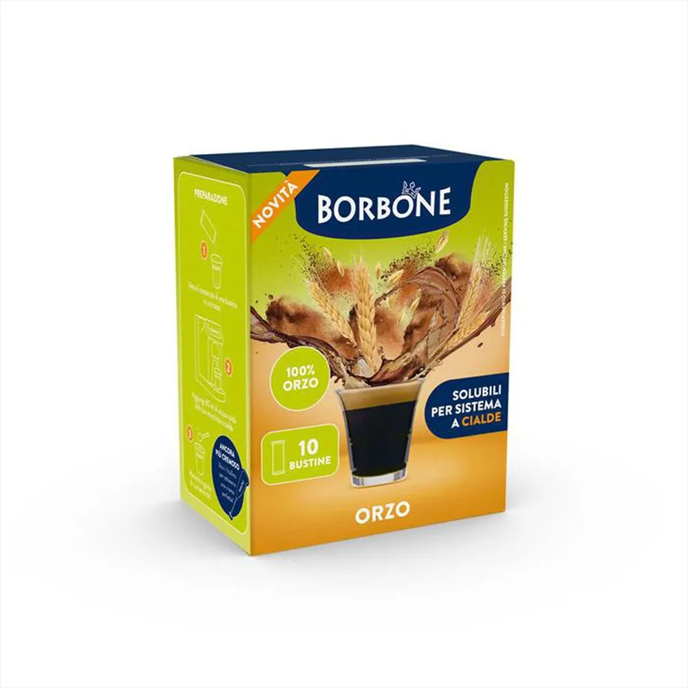 CAFFE BORBONE - 10 STICK PREPARATO SOLUBILE PER CAFFÈ D'ORZO