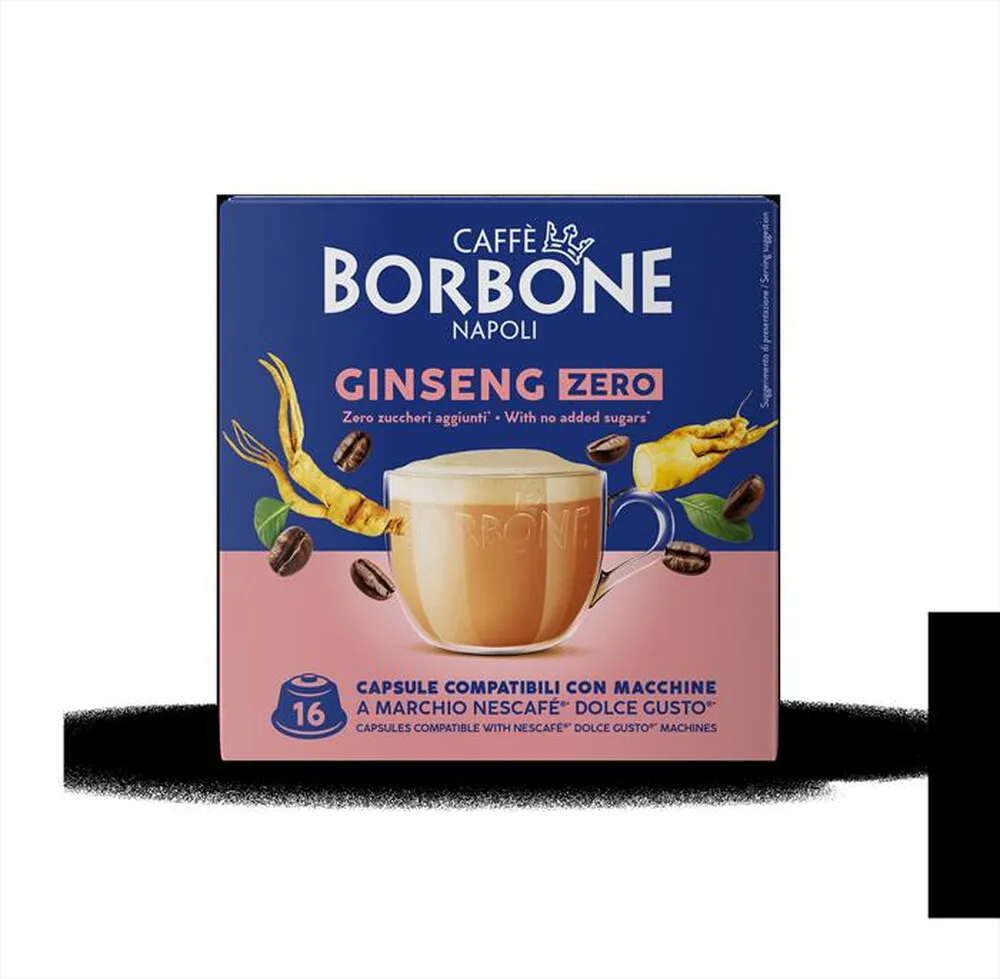 CAFFE BORBONE - COMPATIBILI DOLCE GUSTO - GINSENG ZERO - 16 CAPS-Multicolore