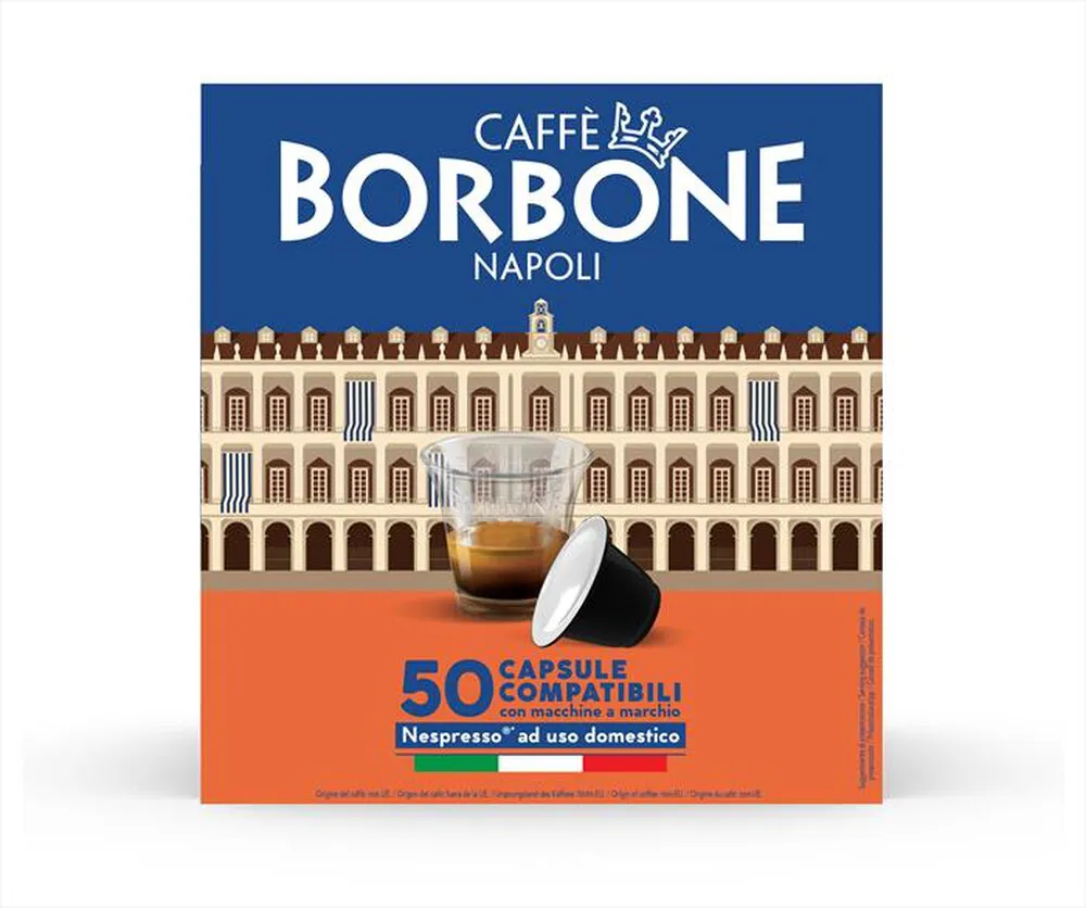 CAFFE BORBONE - Miscela Nobile - Comp. NESPRESSO 50 Caps