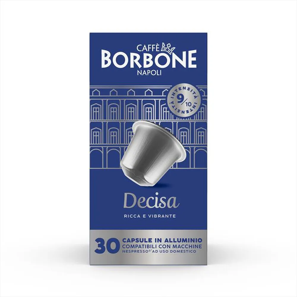 CAFFE BORBONE - NESPRESSO ALLUMINIO DECISA 30 PZ