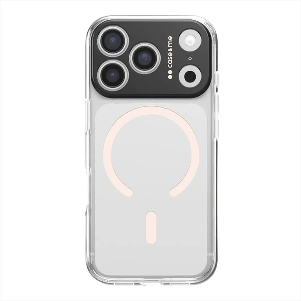 CASEME - Cover Magsafe transparent per iPhone 17 Pro-Pesca