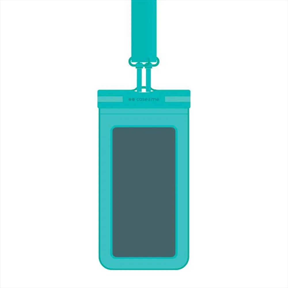 CASEME - Custodia impermeabile galleggiante con tracolla-verde acqua