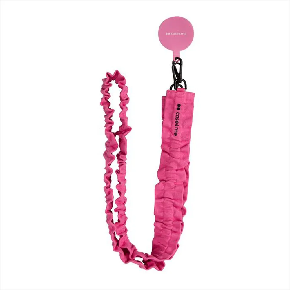 CASEME - Laccio in tessuto volant CMFABRICLACEP-Rosa