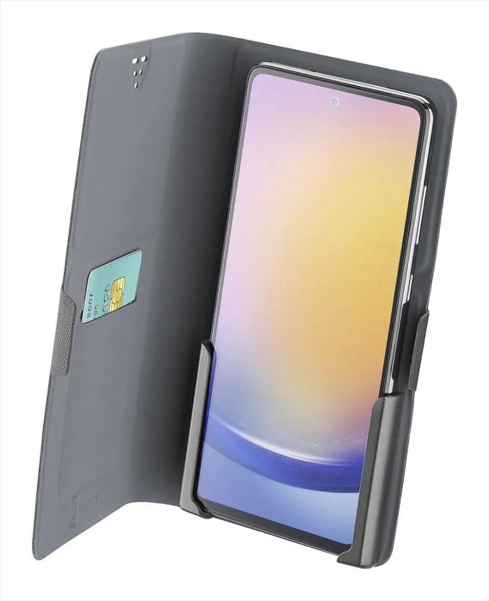 CELLULARLINE - Custodia a borsellino Taglia M SLIDE & CLICK-Nero