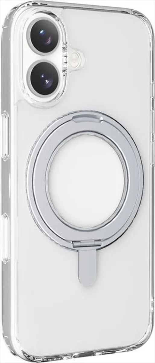 CELLULARLINE - Custodia con anello rotabile SPIN MAG IPHONE 17-Trasparente