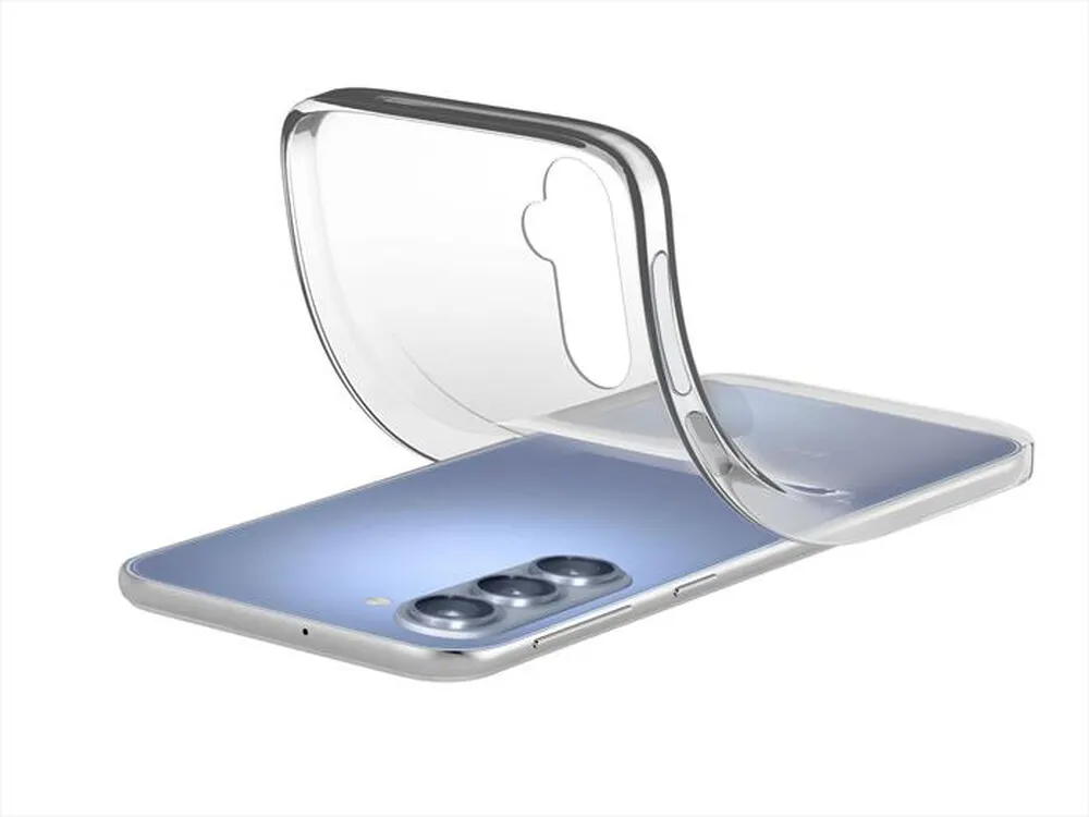 CELLULARLINE - Custodia in gomma morbida SOFT per GALAXY A17-Trasparente