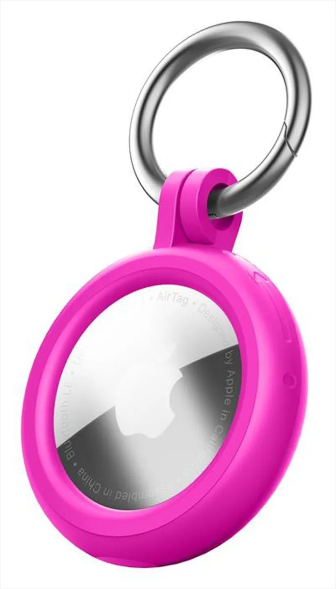 CELLULARLINE - Custodia rigida per AirTag e Tracy Tag HARD SHELL-Rosa