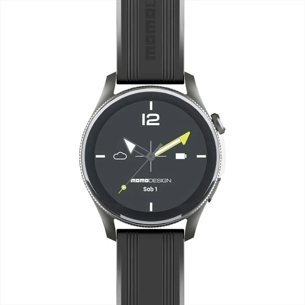 CELLULARLINE - Smartwatch ZERO AMOLED 1.43" BLUETOOTH MOMO DESIGN-Nero