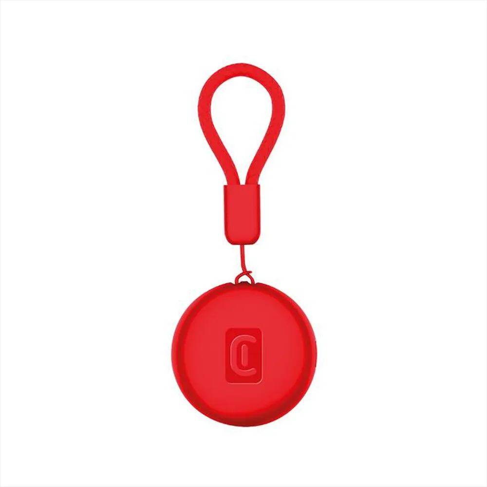 CELLULARLINE - TRACY TAG DUAL PER DISPOSITIVI IOS - ANDROID-Rosso