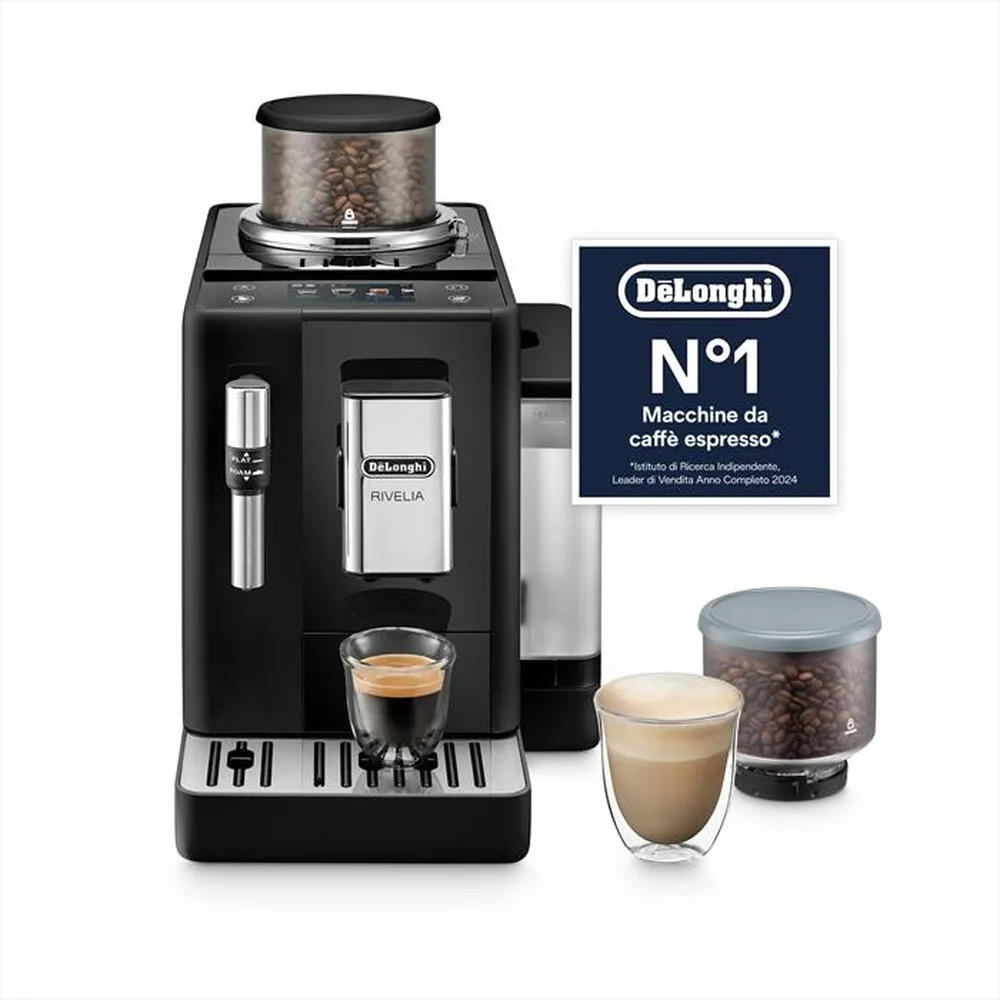 DE LONGHI - Macchina da Caffé Automatica Rivelia EXAM440.35.B-Nero
