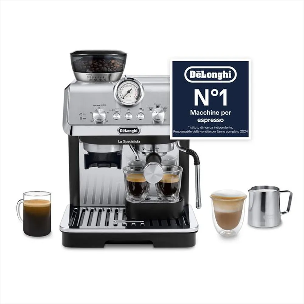 DE LONGHI - Macchina da caffè LA SPECIALISTA ARTE EC9155.MB-Metal Black