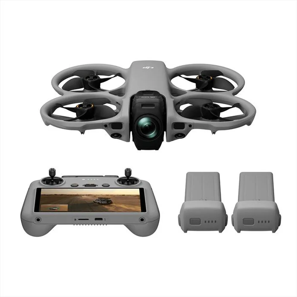 DJI - Drone 360° 8K AVATA 360 FLY MORE COMBO (DJI RC 2)-Grigio