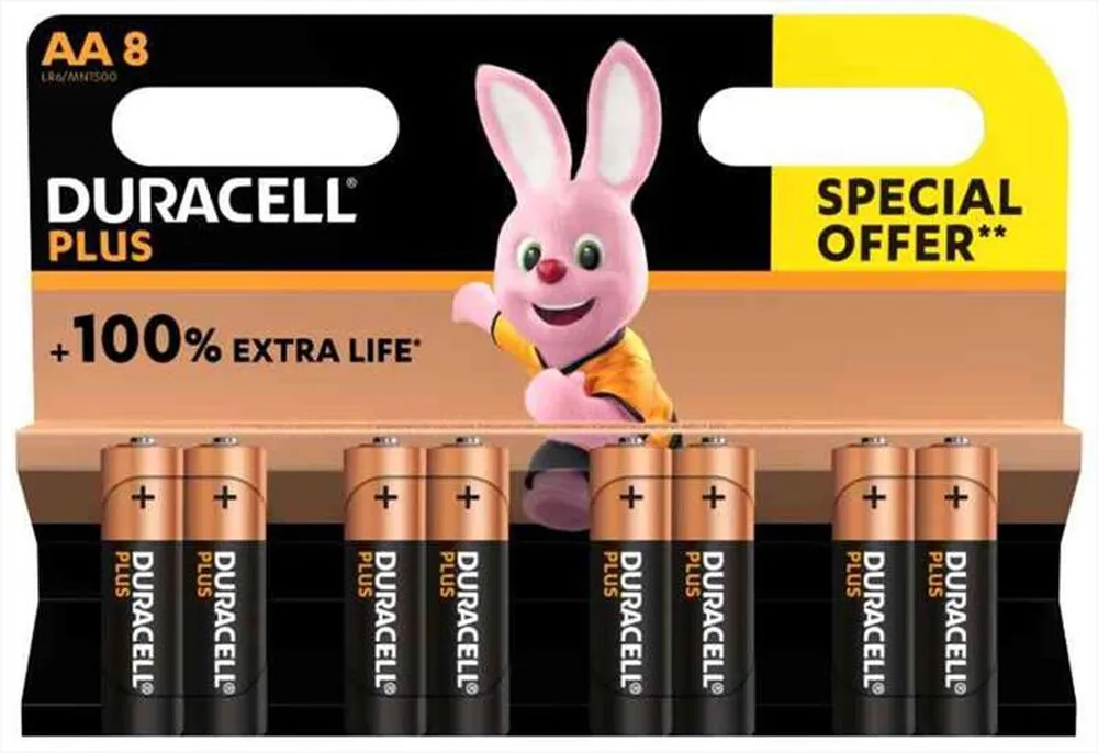 DURACELL - PLUS 100 STILO AA B8