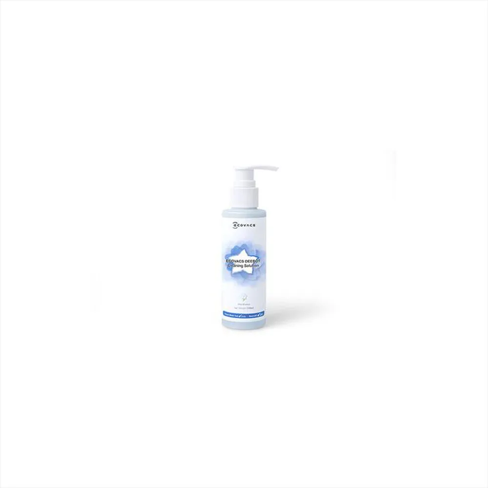ECOVACS - SOLUZIONE DETERGENTE DA 110 ML - PER DEEBOT X1/T10-BIANCO