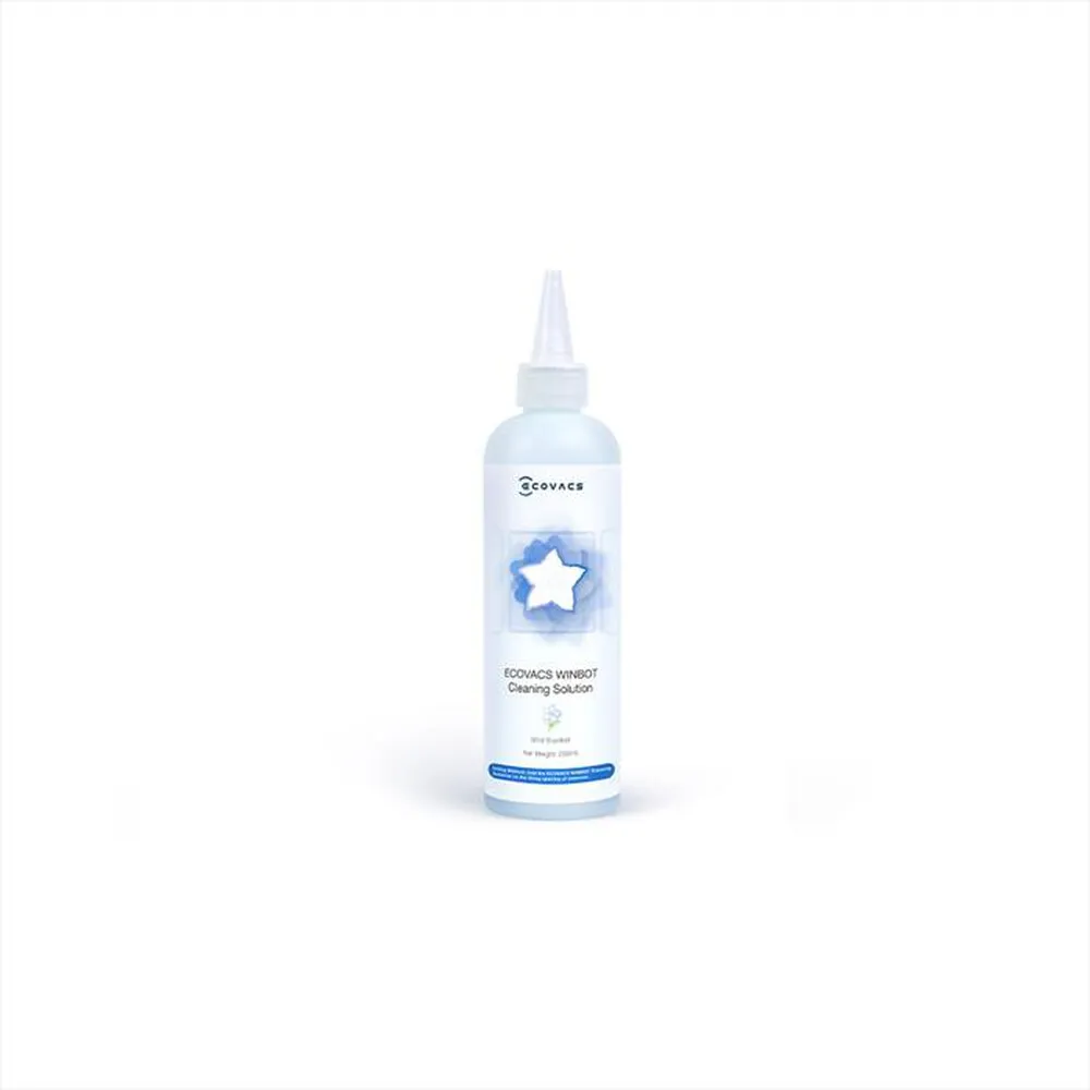 ECOVACS - SOLUZIONE DETERGENTE DA 230 ML - PER WINBOT-BIANCO