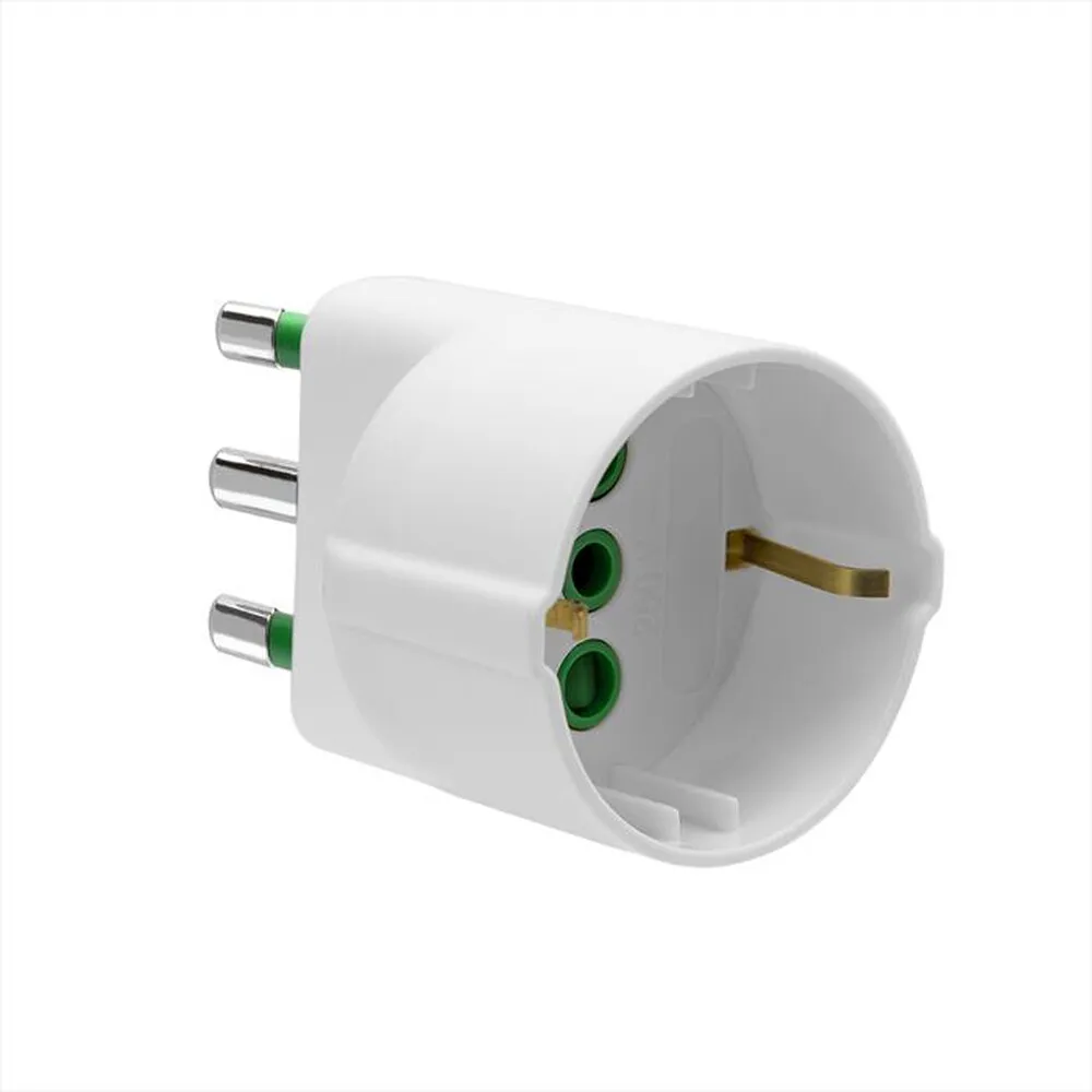 EKON - Adattatore presa italo/tedesca 10A-Bianco