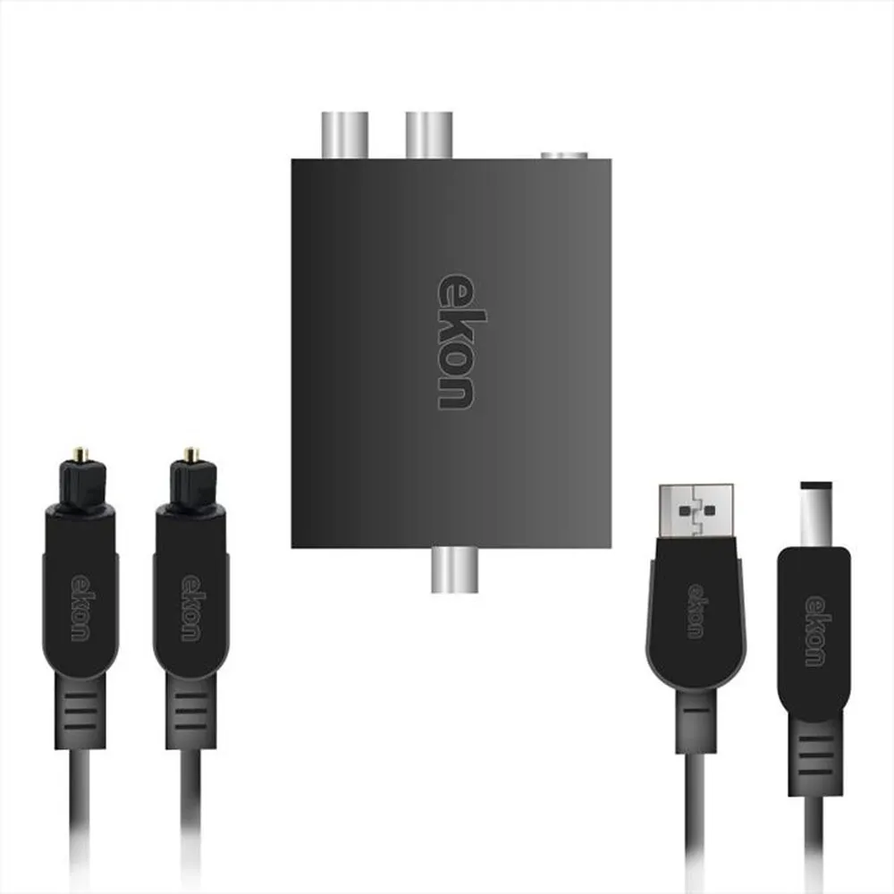 EKON - Convertitore Toslink a RCA/Jack 3,5 mm