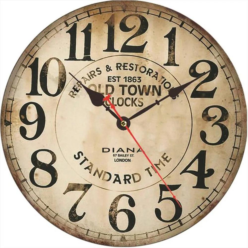 ELITE-DIANA - Orologio da parete 141310 A-ANTIQUE