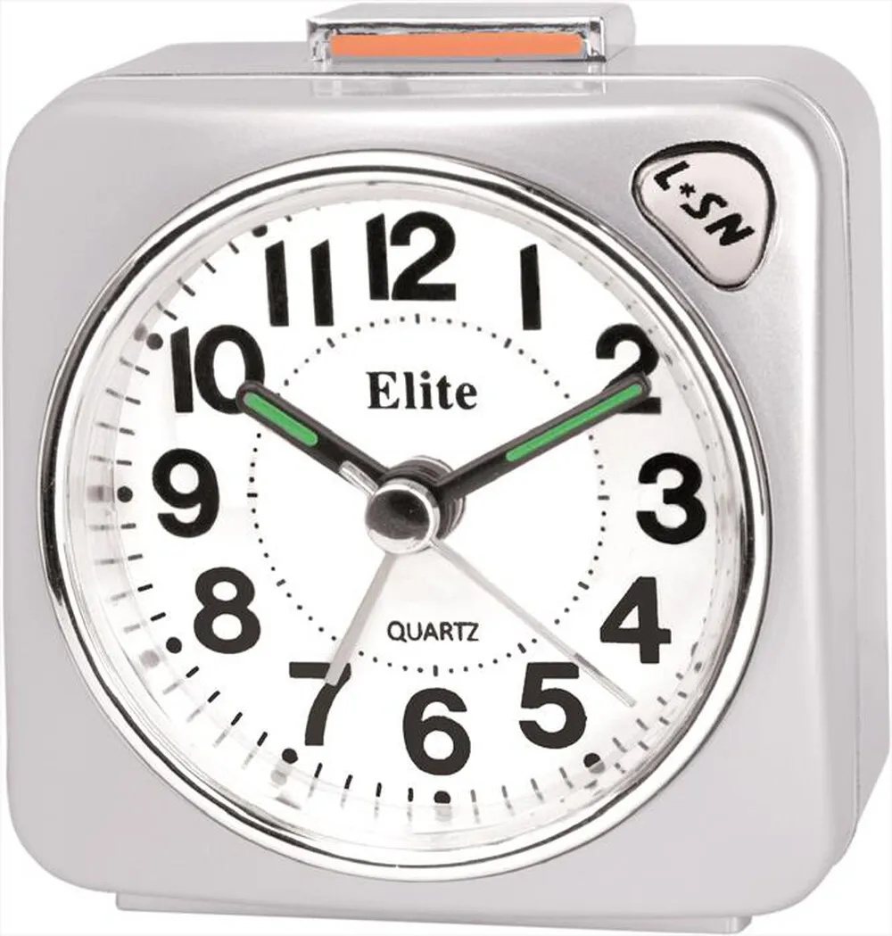 ELITE-DIANA - Sveglia con luce RS-7150-SILVER