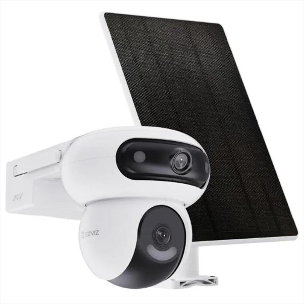 EZVIZ - Telecamera Wi-Fi HB90 + SOLAR PANEL-Bianco