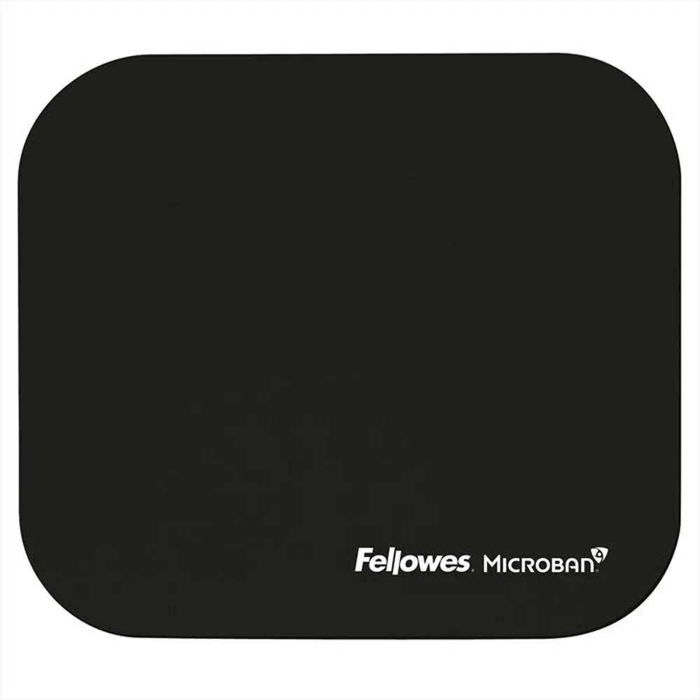FELLOWES - MOUSE PAD CON MICROBAN-NERO