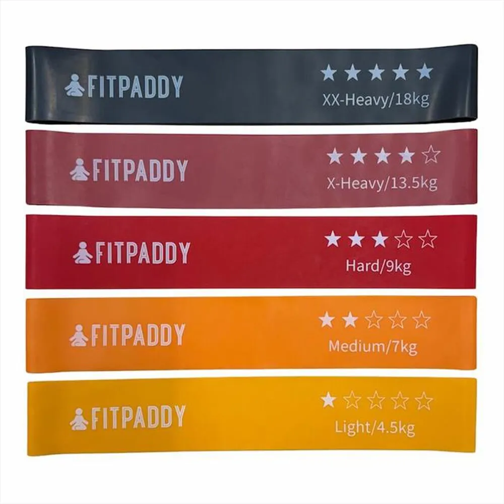 FITPADDY - ELASTICI DA ALLENAMENTO - KIT 5 PCS - EBND01