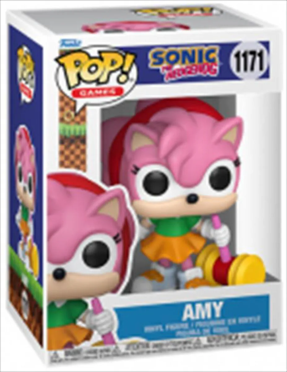FUNKO - POP Sonic the Hedgehog Amy Rose w/Hammer - 90834